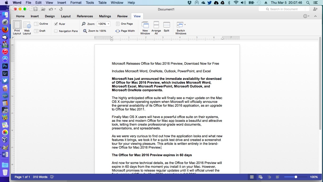 Ms office for mac 2016 release